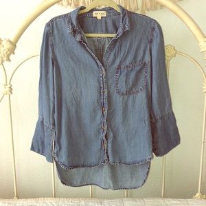ANTHROPOLOGIE chambray shirt by cloth & stone
